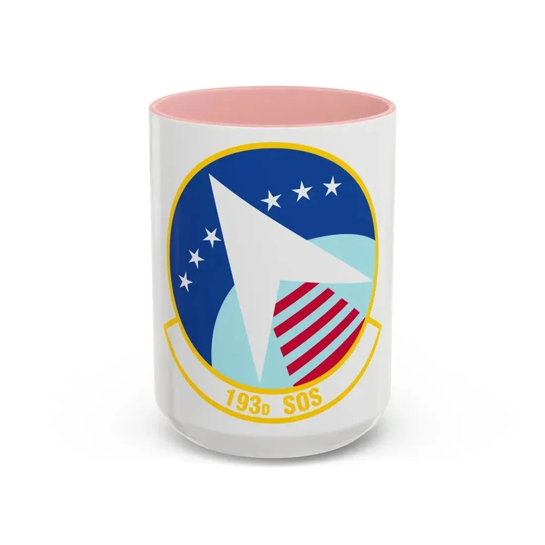 193 Special Operations Squadron (U.S. Air Force) Accent Coffee Mug 15oz Pink - Go Mug Yourself