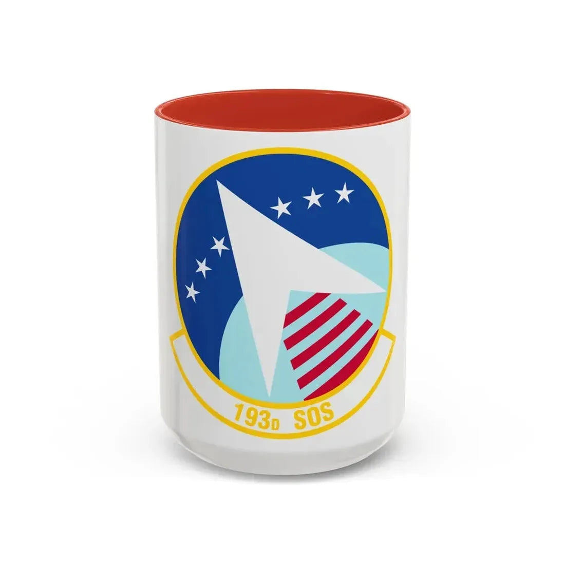 193 Special Operations Squadron (U.S. Air Force) Accent Coffee Mug 15oz Red - Go Mug Yourself