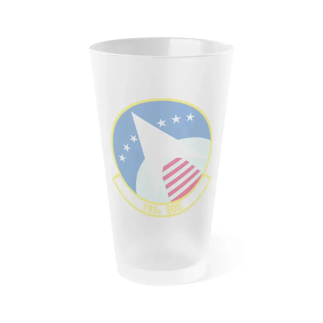 193 Special Operations Squadron (U.S. Air Force) Frosted Pint Glass 16oz 16oz Frosted - Go Mug Yourself