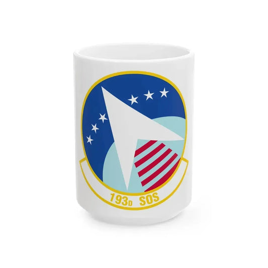 193 Special Operations Squadron (U.S. Air Force) White Coffee Mug 15oz - Go Mug Yourself