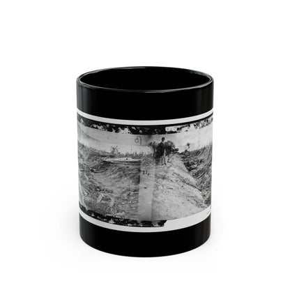 Antietam, Md. Confederate Dead In A Ditch On The Right Wing (U.S. Civil War) Black Coffee Mug