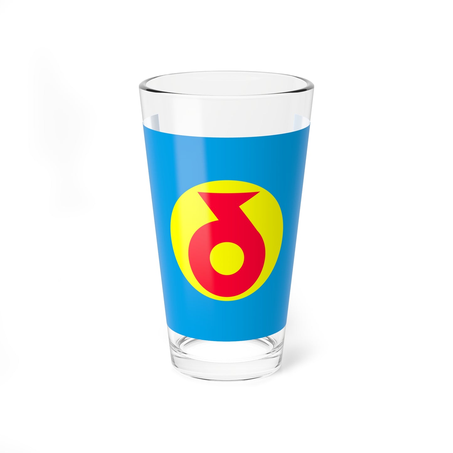 Flag of Yokohama Aomori no text (Japan) Pint Glass 16oz