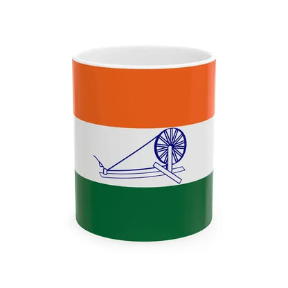 1931 Flag of India (India) White Coffee Mug 11oz - Go Mug Yourself