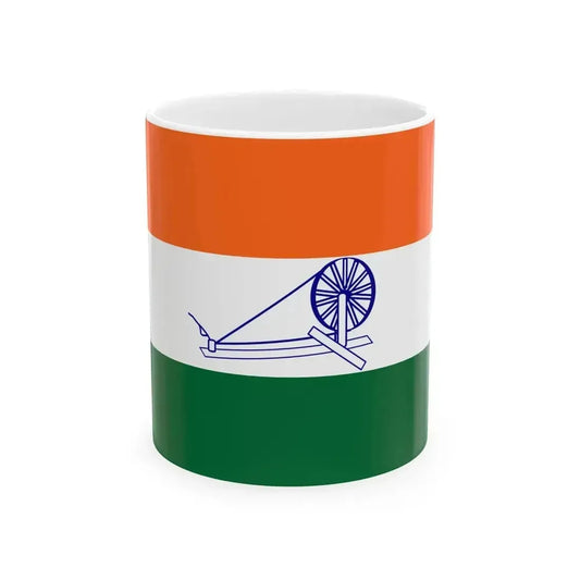 1931 Flag of India (India) White Coffee Mug 11oz - Go Mug Yourself