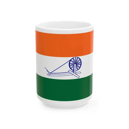 1931 Flag of India (India) White Coffee Mug 15oz - Go Mug Yourself