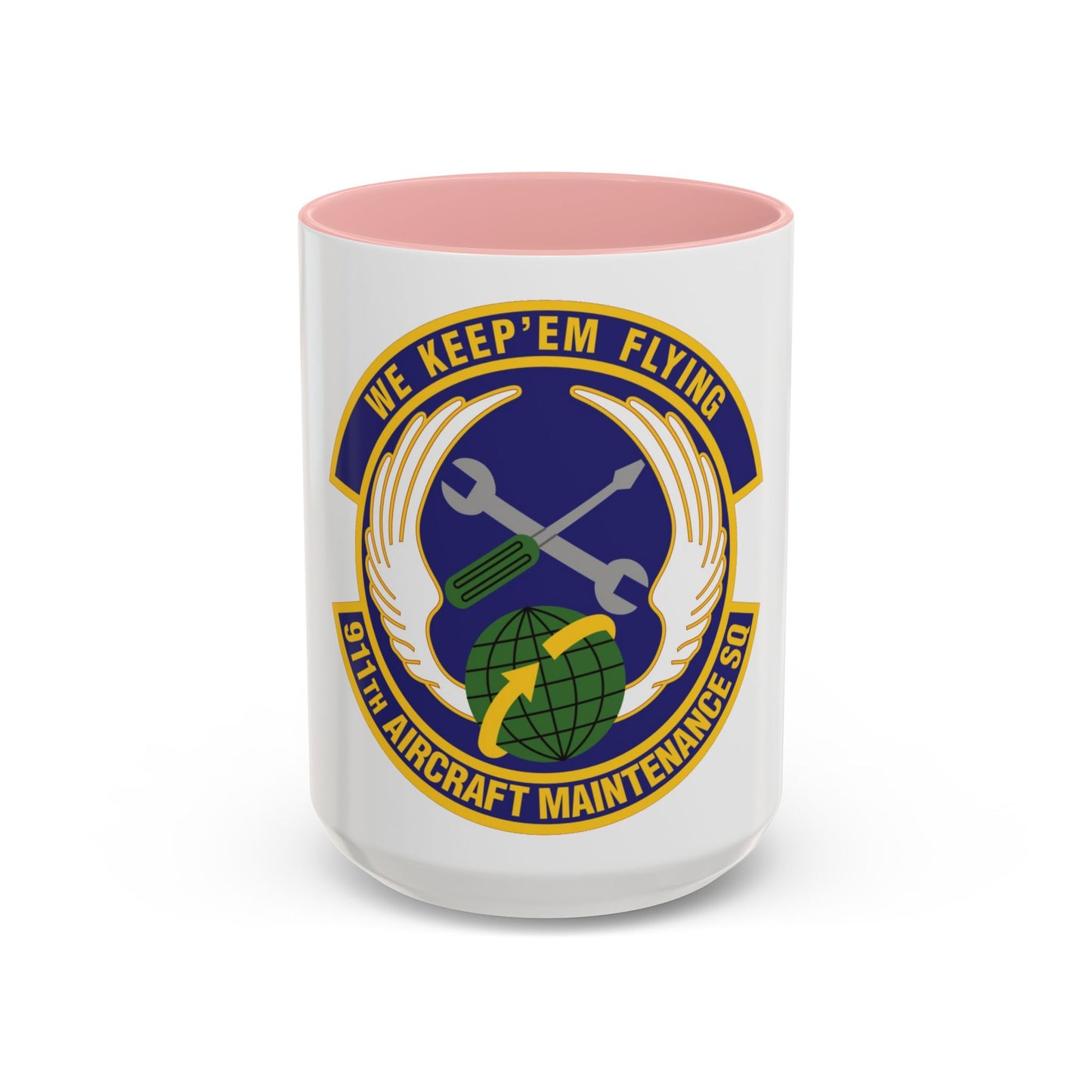 911th Aircraft Maintenance Squadron (U.S. Air Force) Accent Coffee Mug