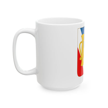 Arms of Bernadotte - White Coffee Mug