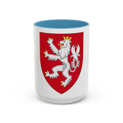Coat of arms of the House of Luxembourg-Bohemia - Accent Coffee Mug