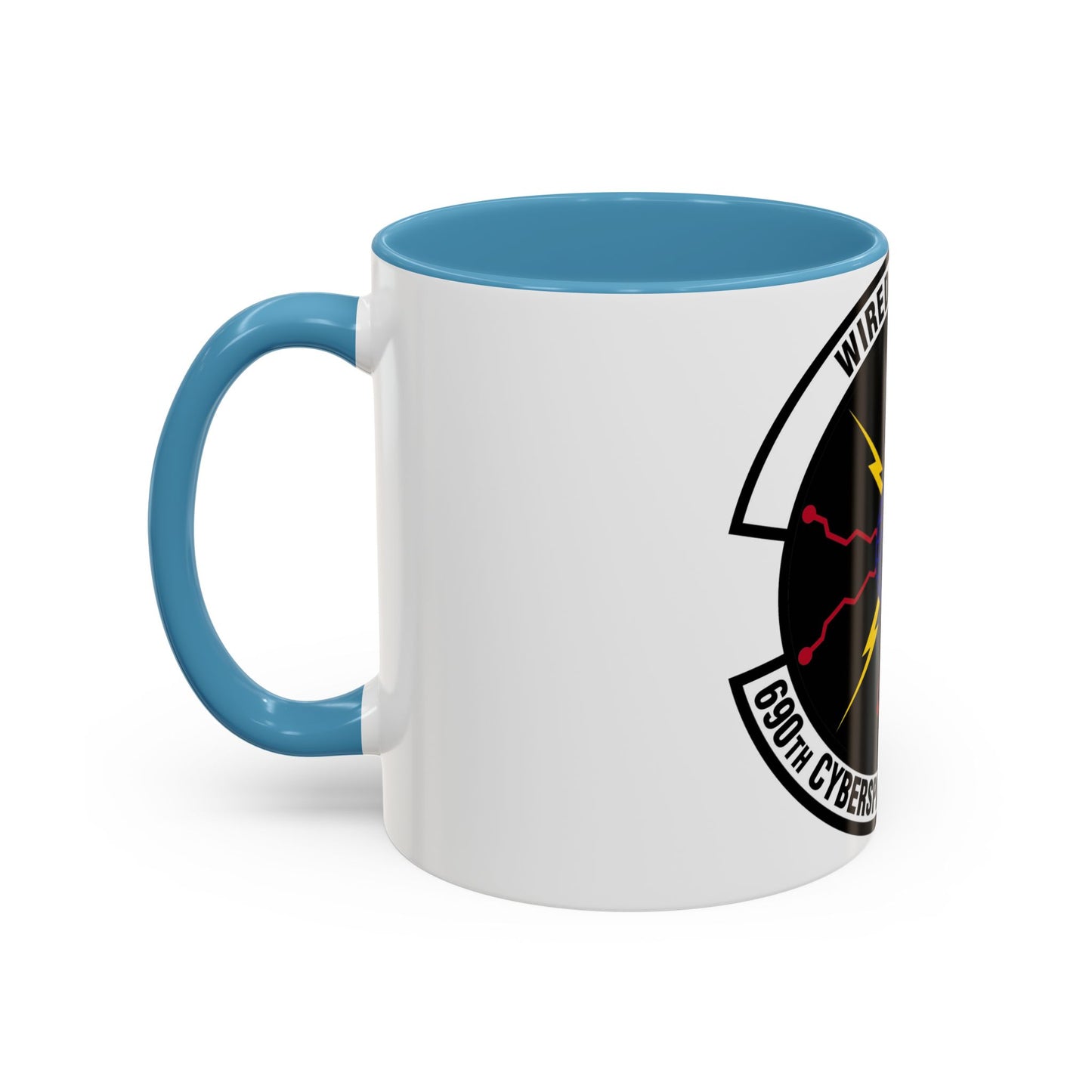 690 Cyberspace Operations Squadron AFSPC (U.S. Air Force) Accent Coffee Mug