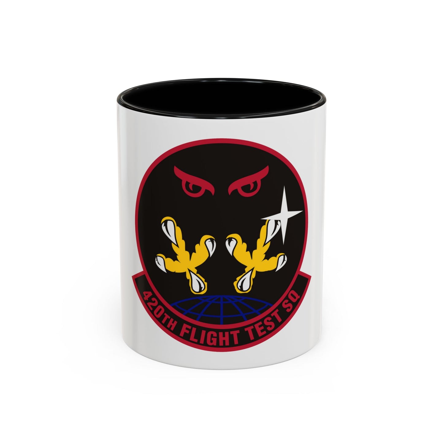 420 Flight Test Squdron AFMC (U.S. Air Force) Accent Coffee Mug