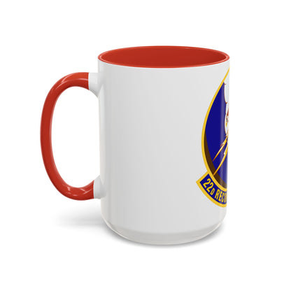 22d Reconnaissance Squadron (U.S. Air Force) Accent Coffee Mug