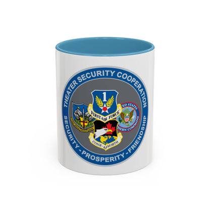 AF North TSC Theater Security Cooperation (U.S. Air Force) Accent Coffee Mug