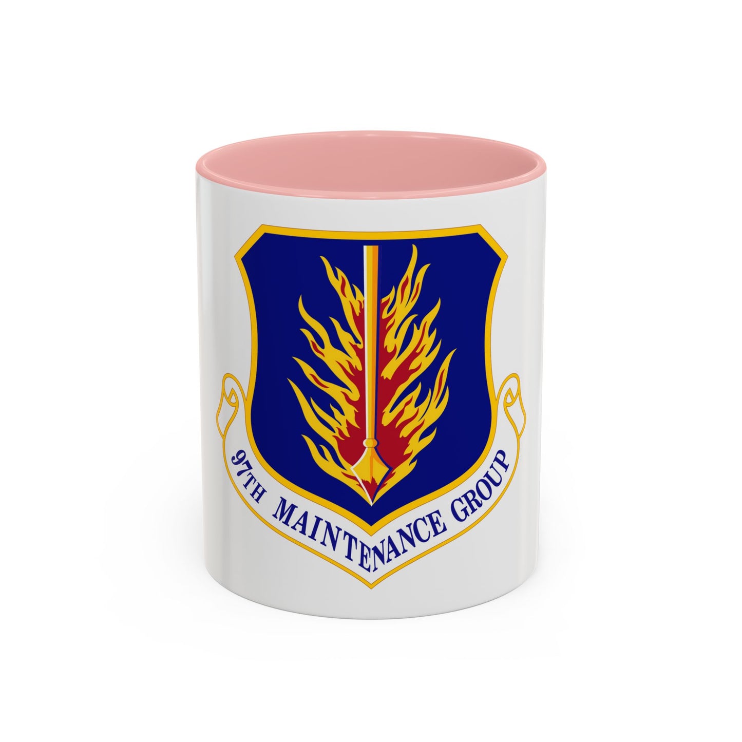 97 Maintenance Group AETC (U.S. Air Force) Accent Coffee Mug