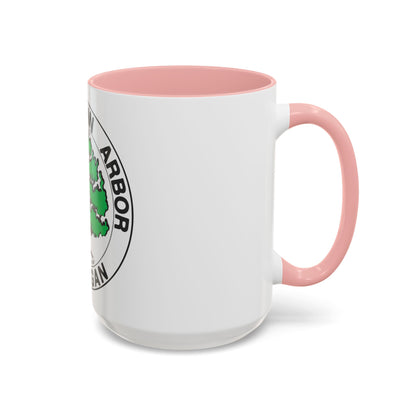 Seal of Ann Arbor Michigan - Accent Coffee Mug
