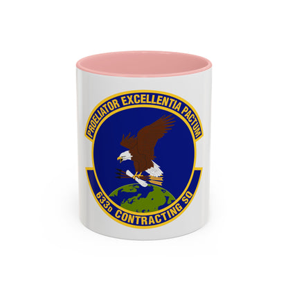 633d Contracting Squadron (U.S. Air Force) Accent Coffee Mug