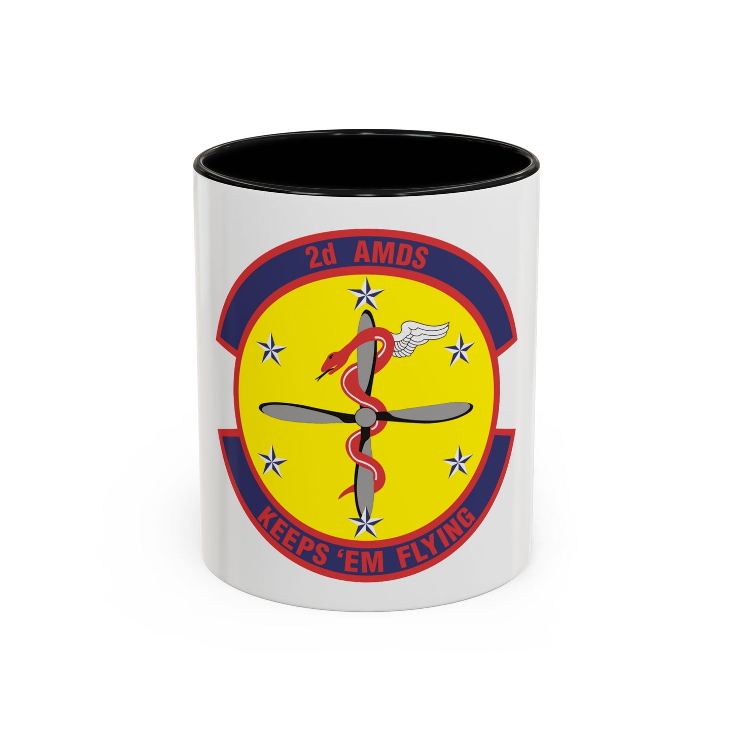 2d Aerospace Medical Squadron (U.S. Air Force) Accent Coffee Mug