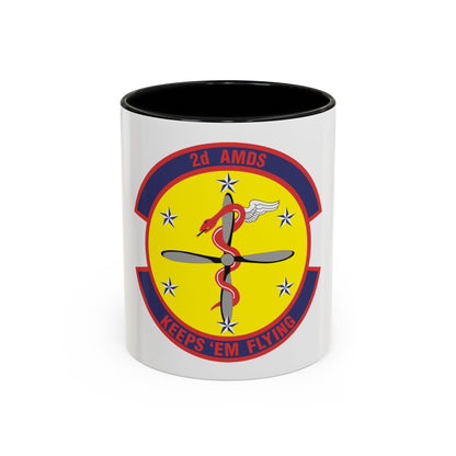 2d Aerospace Medical Squadron (U.S. Air Force) Accent Coffee Mug