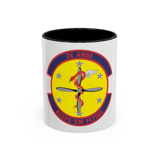 2d Aerospace Medical Squadron (U.S. Air Force) Accent Coffee Mug