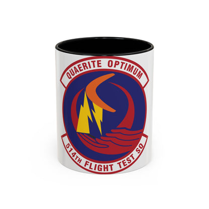 514th Flight Test Squadron (U.S. Air Force) Accent Coffee Mug