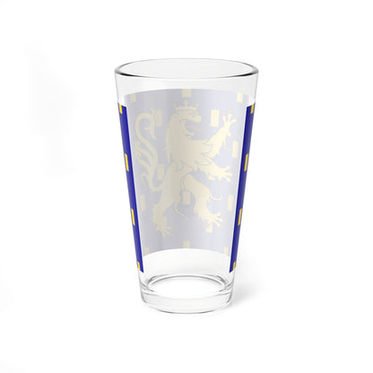 Flag of Franche Comte Region France (Belgium) Pint Glass 16oz