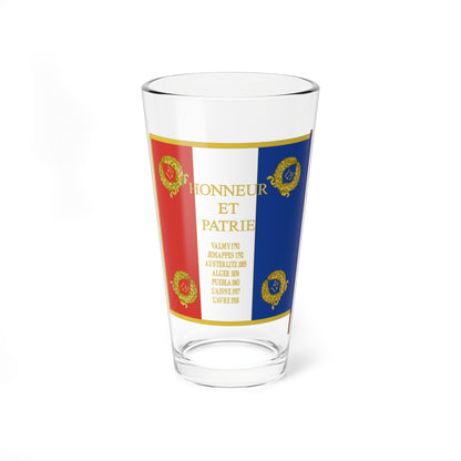 Etendard 12e regiment de chasseurs a cheval (France) Pint Glass 16oz