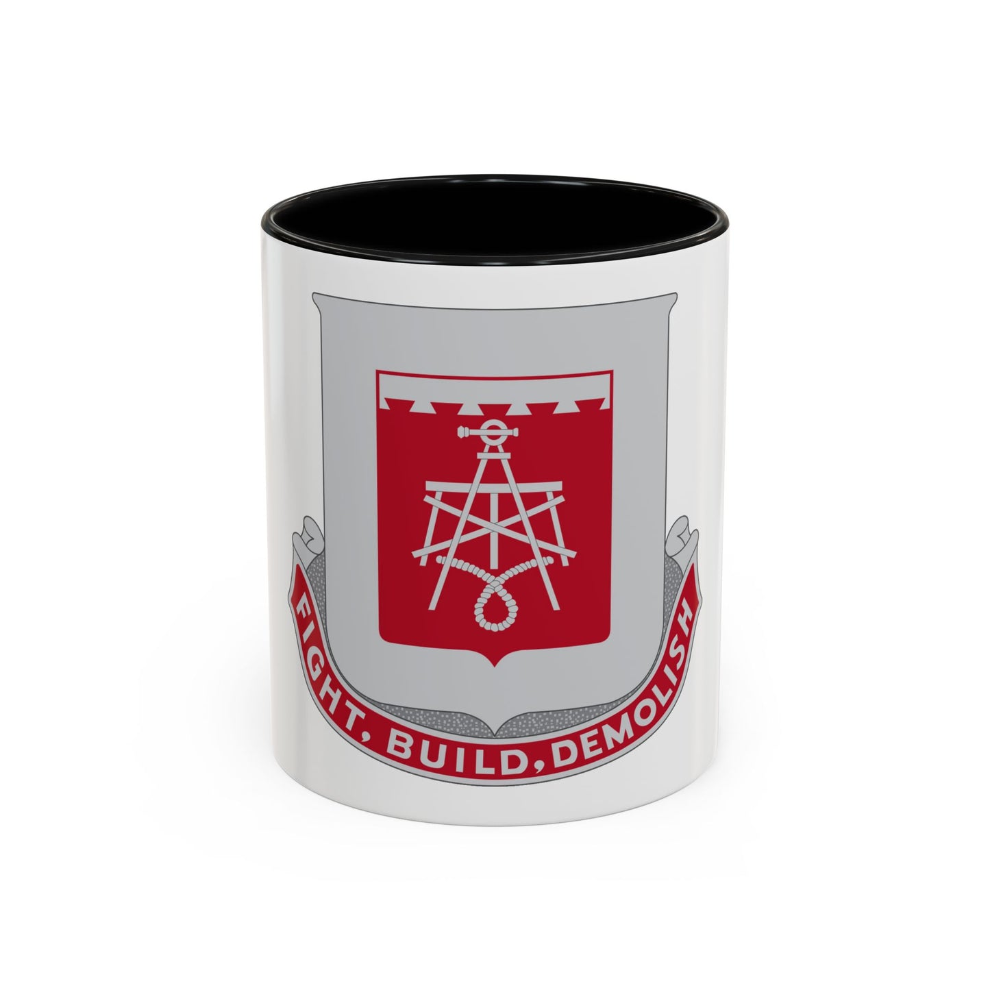 330 Engineer Battalion (U.S. Army) Accent Coffee Mug