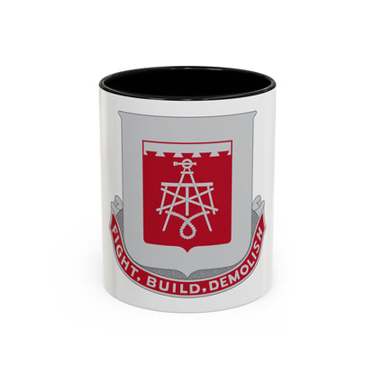 330 Engineer Battalion (U.S. Army) Accent Coffee Mug