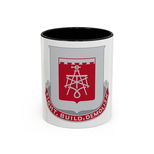 330 Engineer Battalion (U.S. Army) Accent Coffee Mug