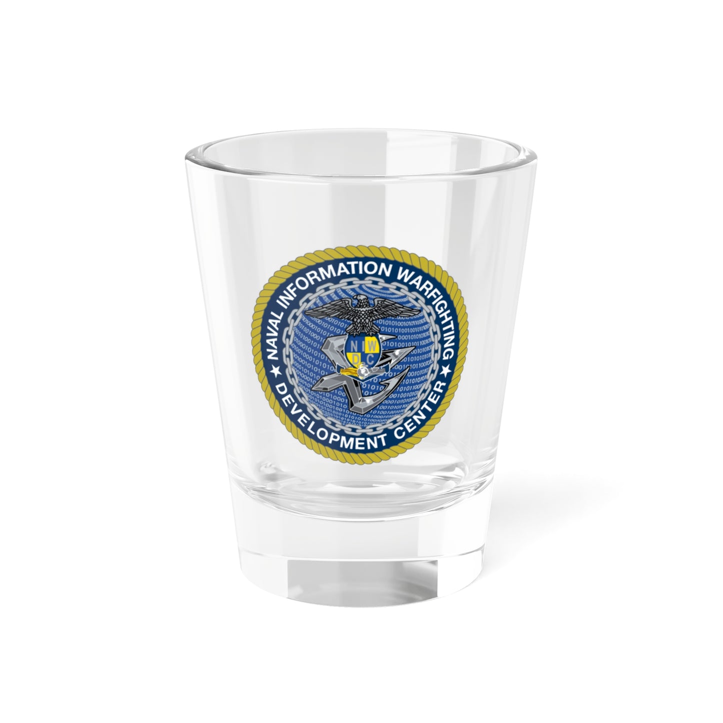 Verre à liqueur du Centre de développement de l'information navale (US Navy) 1,5 oz