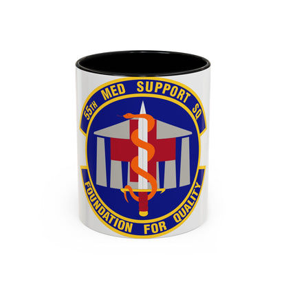 55th Medical Support Squadron (U.S. Air Force) Accent Coffee Mug