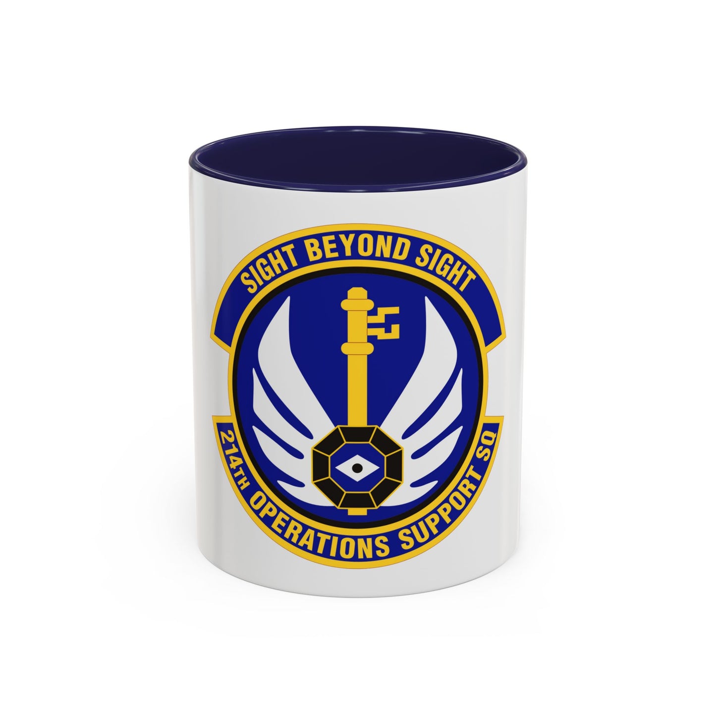 214th Operations Support Squadron (U.S. Air Force) Accent Coffee Mug