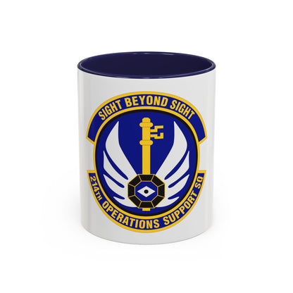 214th Operations Support Squadron (U.S. Air Force) Accent Coffee Mug