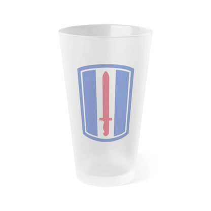 193D INFANTRY BRIGADE (U.S. Army) Frosted Pint Glass 16oz-Go Mug Yourself