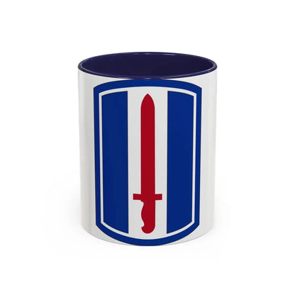 193D INFANTRY BRIGADE (U.S. Army) Accent Coffee Mug 11oz Navy - Go Mug Yourself
