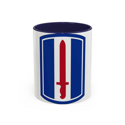 193D INFANTRY BRIGADE (U.S. Army) Accent Coffee Mug 11oz Navy - Go Mug Yourself