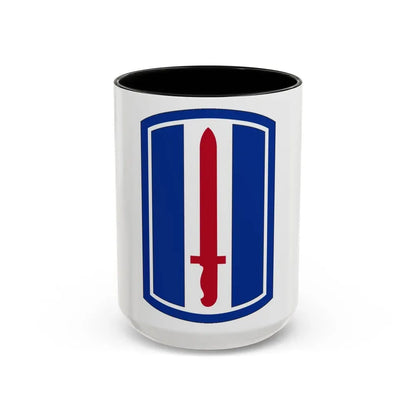 193D INFANTRY BRIGADE (U.S. Army) Accent Coffee Mug 15oz Black - Go Mug Yourself