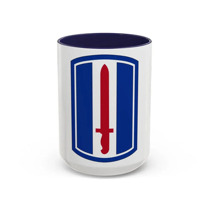 193D INFANTRY BRIGADE (U.S. Army) Accent Coffee Mug 15oz Navy - Go Mug Yourself