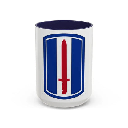 193D INFANTRY BRIGADE (U.S. Army) Accent Coffee Mug 15oz Navy - Go Mug Yourself