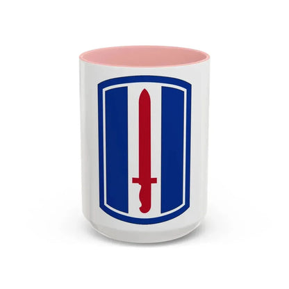 193D INFANTRY BRIGADE (U.S. Army) Accent Coffee Mug 15oz Pink - Go Mug Yourself
