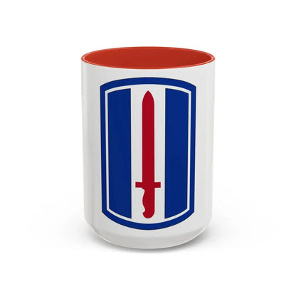 193D INFANTRY BRIGADE (U.S. Army) Accent Coffee Mug 15oz Red - Go Mug Yourself