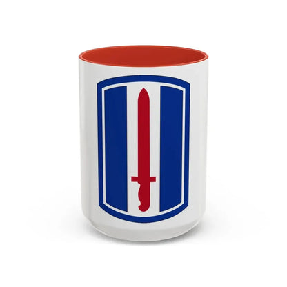 193D INFANTRY BRIGADE (U.S. Army) Accent Coffee Mug 15oz Red - Go Mug Yourself