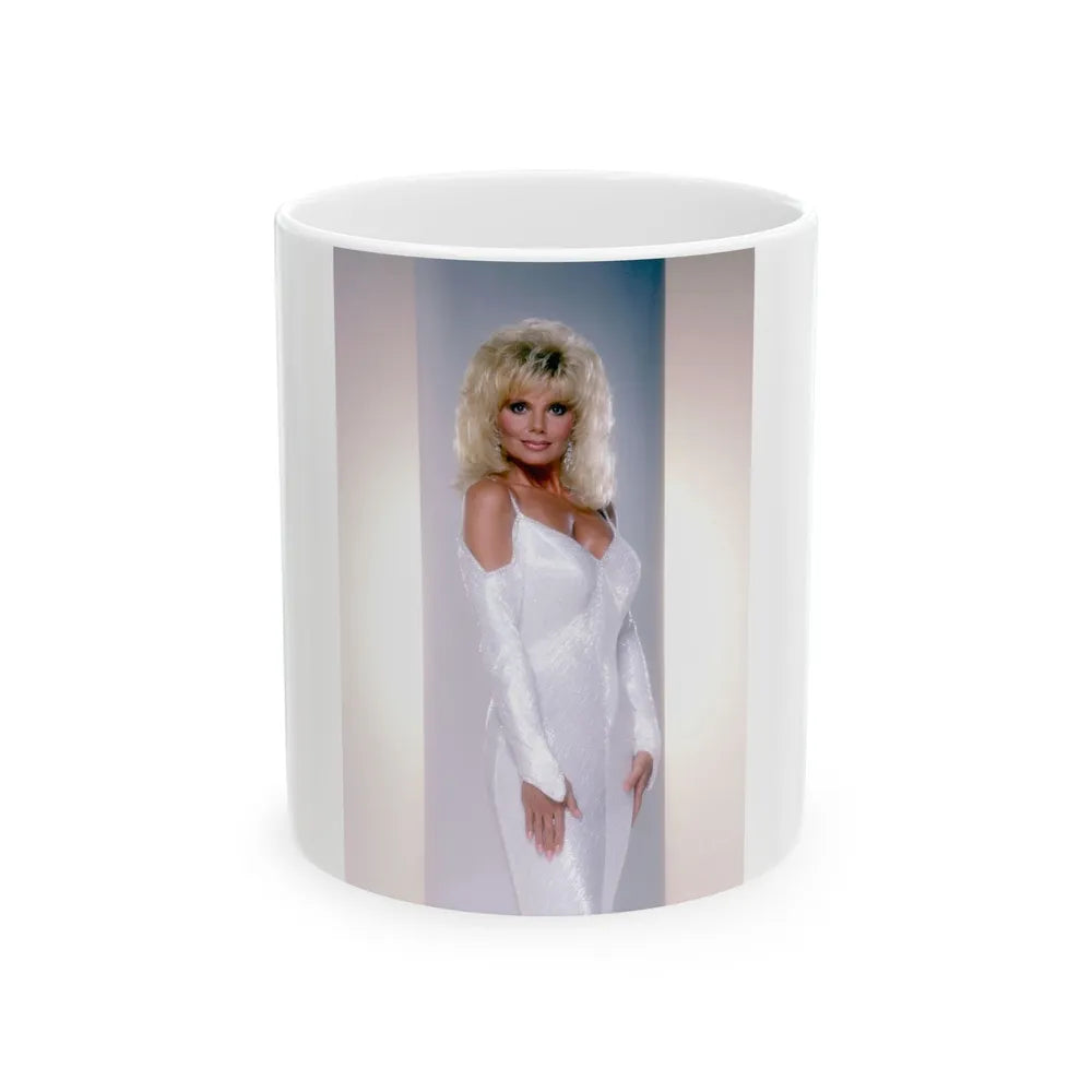 Loni Anderson #16 (Vintage Female Icon) White Coffee Mug-11oz-Go Mug Yourself