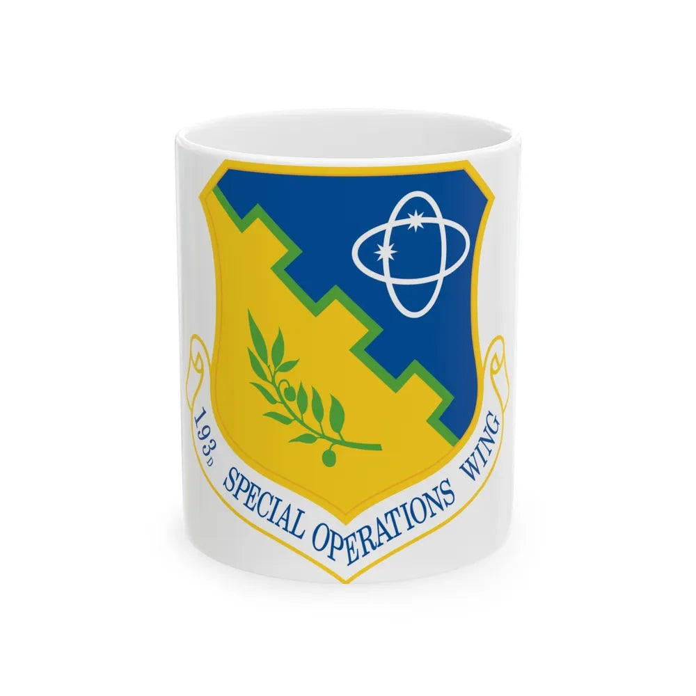 193rd Special Operations Wing (U.S. Air Force) White Coffee Mug-11oz-Go Mug Yourself