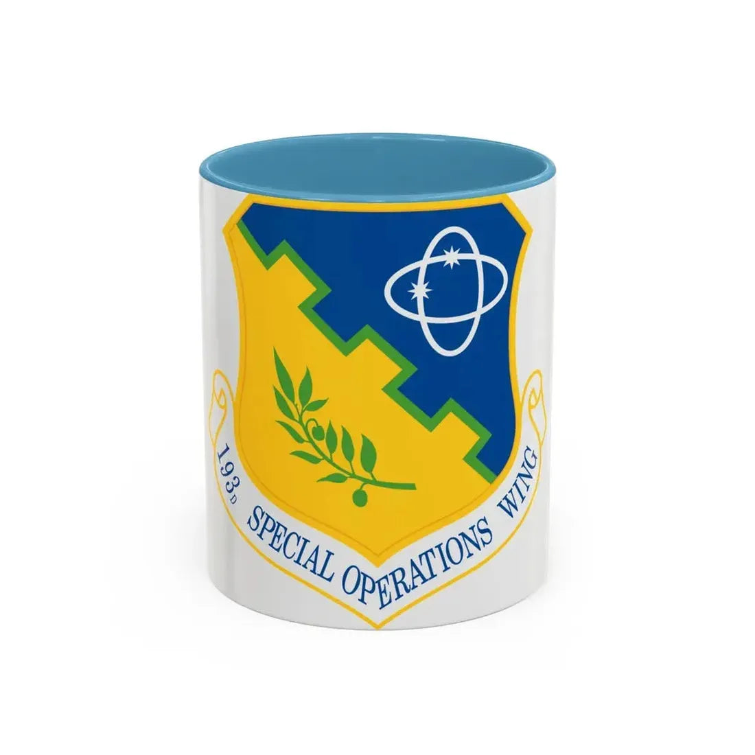 193rd Special Operations Wing (U.S. Air Force) Accent Coffee Mug 11oz Light Blue - Go Mug Yourself