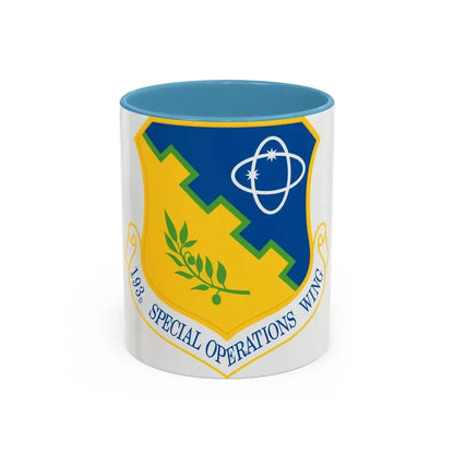 193rd Special Operations Wing (U.S. Air Force) Accent Coffee Mug 11oz Light Blue - Go Mug Yourself