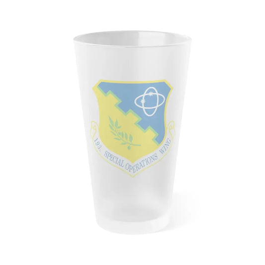 193rd Special Operations Wing (U.S. Air Force) Frosted Pint Glass 16oz 16oz Frosted - Go Mug Yourself
