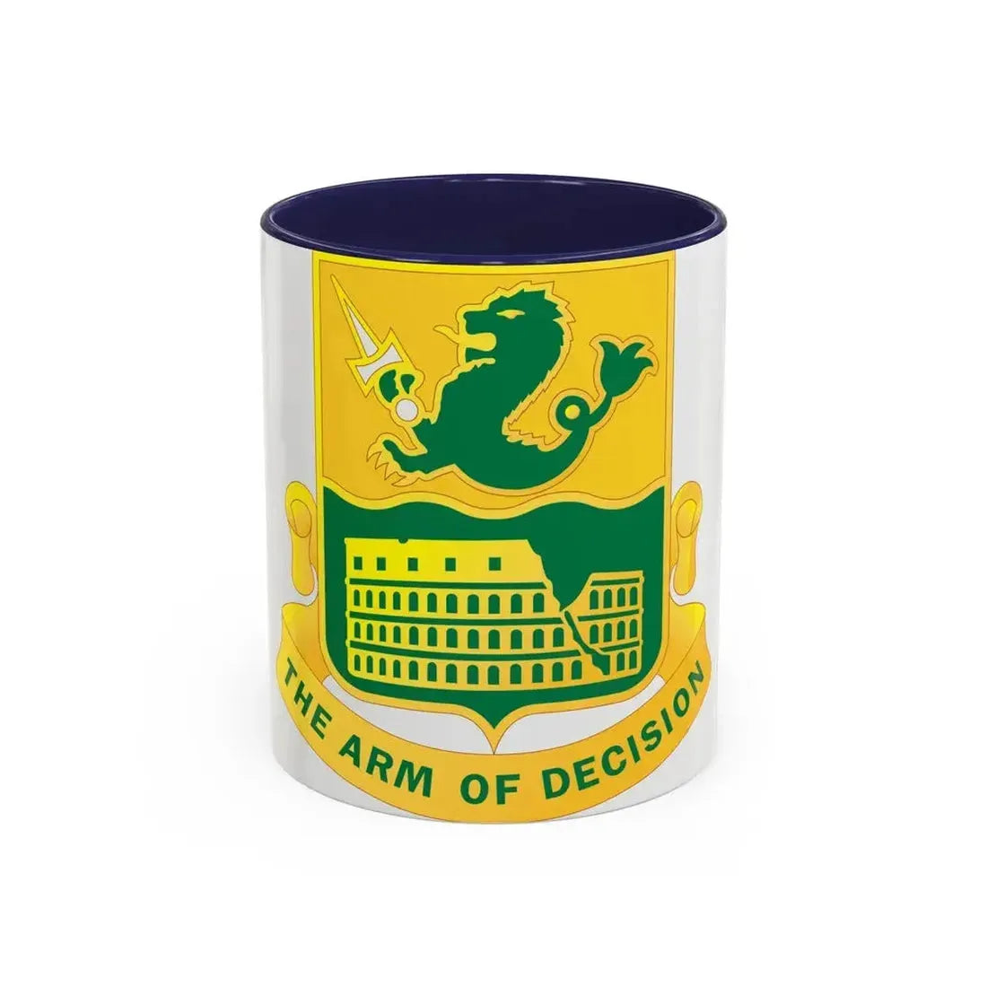 194 Armor Regiment (U.S. Army) Accent Coffee Mug 11oz Navy - Go Mug Yourself
