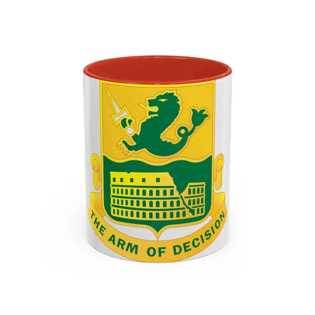194 Armor Regiment (U.S. Army) Accent Coffee Mug 11oz Red - Go Mug Yourself