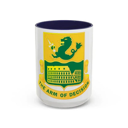 194 Armor Regiment (U.S. Army) Accent Coffee Mug 15oz Navy - Go Mug Yourself