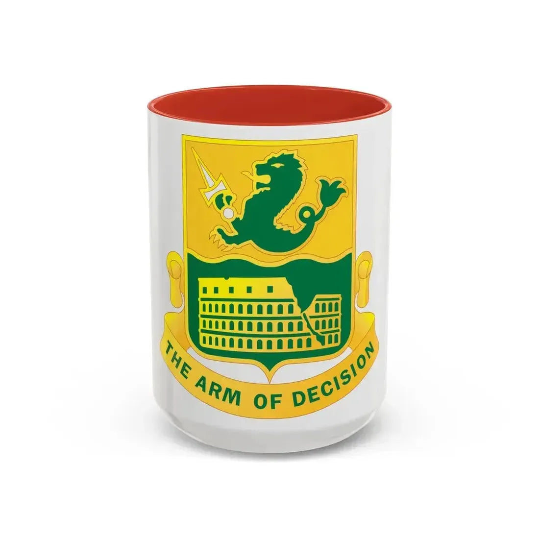 194 Armor Regiment (U.S. Army) Accent Coffee Mug 15oz Red - Go Mug Yourself
